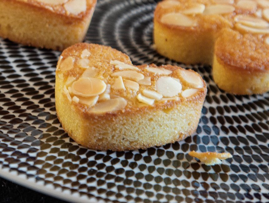 Almond Financiers Close Up