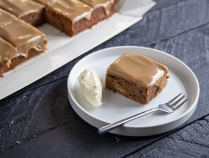 Spiced Sticky Toffee Apple Pudding (Plated)